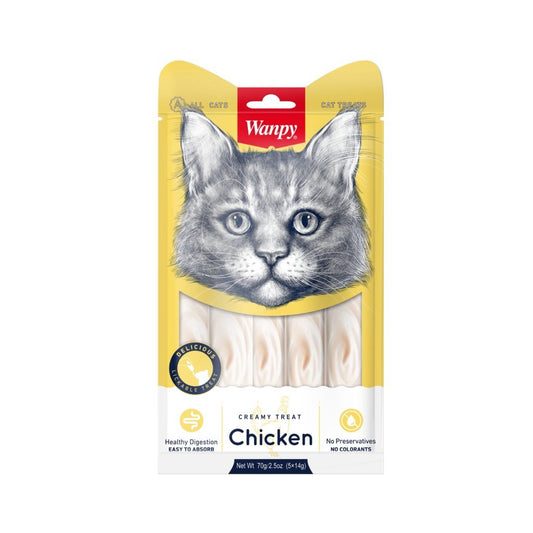 Wanpy Creamy Lick - able Treats for Cats - Mypets.pk