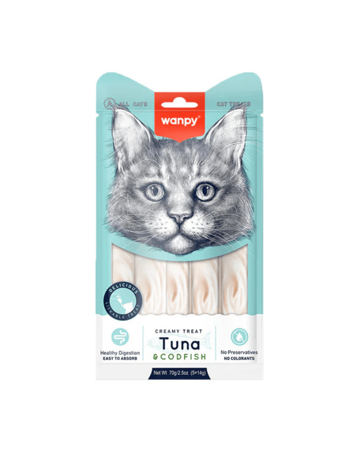 Wanpy Creamy Lick - able Treats for Cats - Mypets.pk