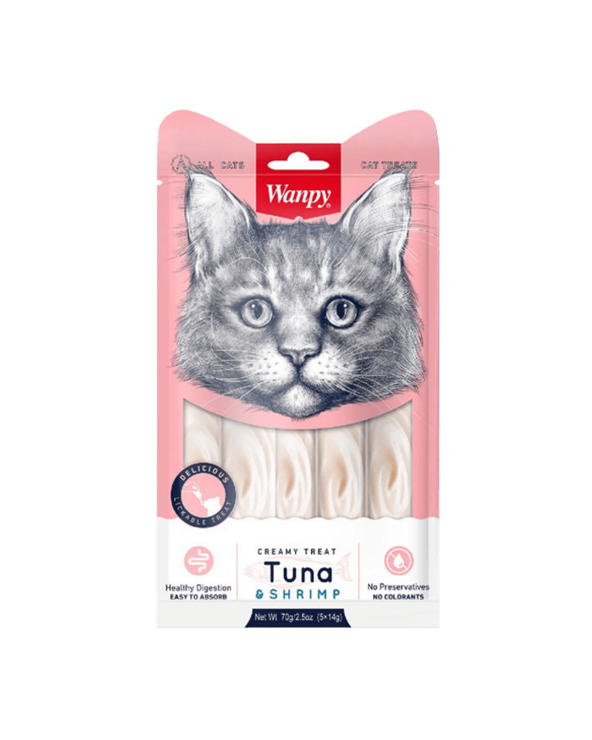 Wanpy Creamy Lick - able Treats for Cats - Mypets.pk